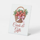Berry Sweet Strawberry Karten & Geschenke Schild (Vorderseite)