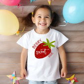 Berry Sweet strawberry kids birthday Kleinkind T-shirt