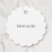 Berry Sweet Strawberry Lettering Baby Shower Geschenkanhänger (Rückseite)