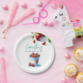 Berry Sweet Strawberry Paper Tellers Pappteller (Party)