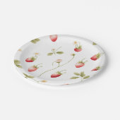 Berry Sweet Strawberry Paper Tellers Pappteller (Schrägansicht)