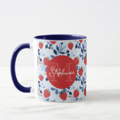 Berry Sweet Strawberry Pattern Tasse (Links)