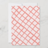 Berry Sweet Strawberry Red White Baby Dusche Einladung (Rückseite)