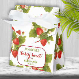 Berry Sweet Strawberry Thema Babydusche Geschenkschachtel