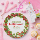 Berry Sweet Strawberry Thema Babydusche Pappteller (Party)