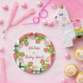 Berry Sweet Strawberry Wreath Pappteller (Party)