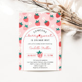 Berry Sweet Summer Girl Baby Dusche Einladung