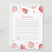 Berry Sweet Time Capsule Note Card Dankeskarte (Vorderseite)