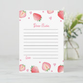 Berry Sweet Time Capsule Note Card Dankeskarte (Stehend Vorderseite)