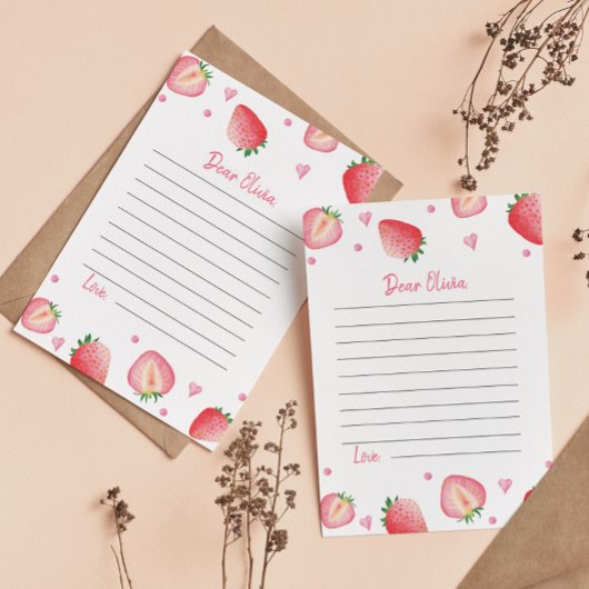 Berry Sweet Time Capsule Note Card Dankeskarte