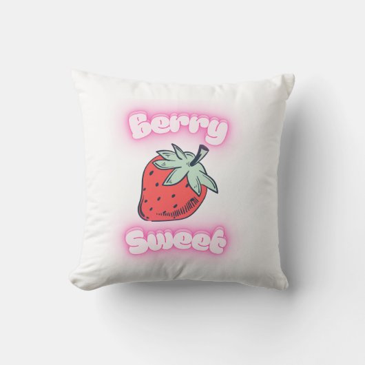 Berry Sweet Tshirt Kissen (Vorderseite)