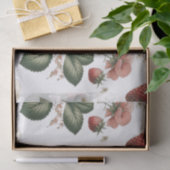 Berry Sweet überall über Erdbeeren und Blumenmuste Seidenpapier (Geschenk)