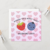 Berry Sweet Valentine's Day Berries Karte (Vorderseite/Rückseite Beispiel)