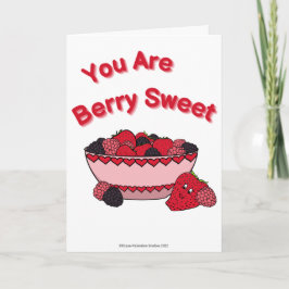 Berry Sweet Valentine's Day Card Karte