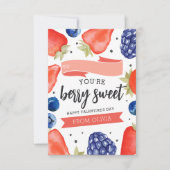 Berry Sweet | Valentinstag-Karte im Klassenzimmer Einladung (Vorderseite)