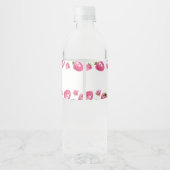 Berry Sweet Water Flasche Etikett Strawberry Birth (Rückseite)