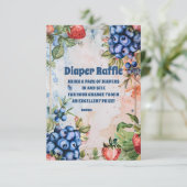 Berry Sweet Wild Berries & Blume Windelwindeln Begleitkarte (Stehend Vorderseite)