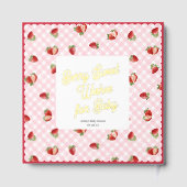 Berry Sweet Wishes for Baby-Baby Shower Gästebuch (Rückseite)