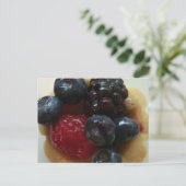 Berry Tart Postkarte (Stehend Vorderseite)