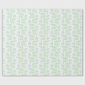 Berry Twist in Slate and Green Geschenkpapier (Flach)