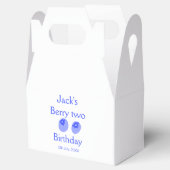 Berry two birthday blue berry add name date kids r geschenkschachtel (Geöffnet)