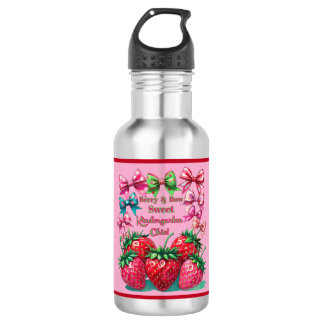 Berry und Bow Sweet Kindergarten Chic Edelstahlflasche
