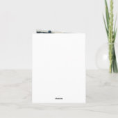 Berry Vanilla Kindergeburtstag Dankeskarte (Rückseite)