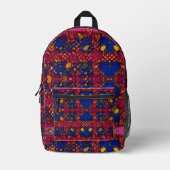 Berry Wall Bedruckter Rucksack (Vorderseite)