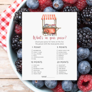 Berry - Was ist in deiner Handtasche Baby Shower S