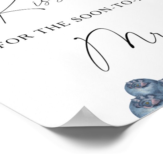 Berry - Wie viele Küsse Brautparty Poster (Ecke)