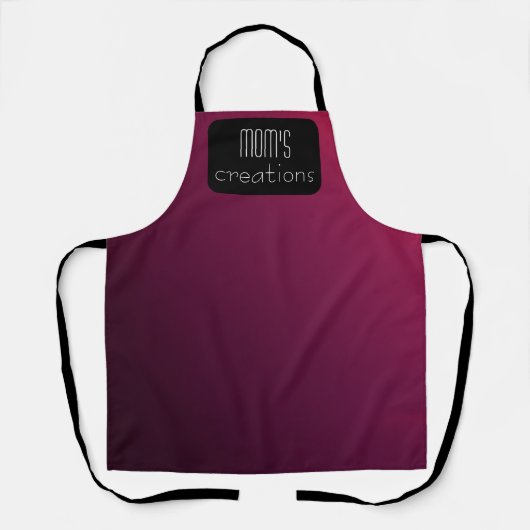 Berry Wine All-over Print Schürze (Vorderseite)