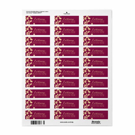 Berry Wine and Gold Sparkone (Vorne)