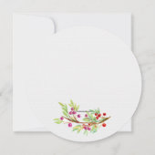 Berry Wreath Einladung (Rückseite)