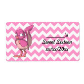 Berry Yogurt Reptilian Bird Wein oder Wasserflasch (Vorne)