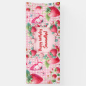 Berry zum ersten Geburtstag Banner (Vertikal)