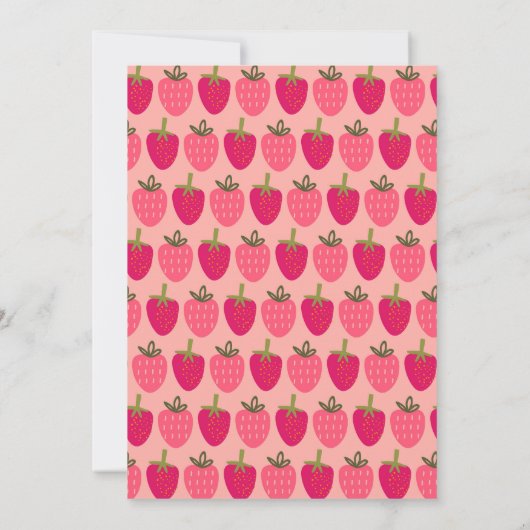 BerryDay Party - Geburtstag Einladung (Rückseite)