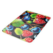 Berryful Delight Art Badematte (Schrägansicht)