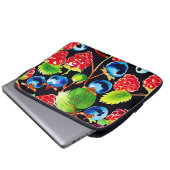 Berryful Delight Art Laptopschutzhülle (Vorne Knopf)