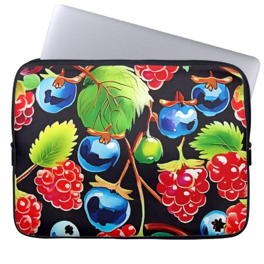 Berryful Delight Art Laptopschutzhülle (Vorderseite)