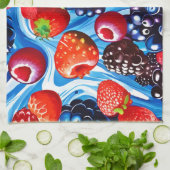 Berrylicious Blue Dream Geschirrtuch (Gefaltet)