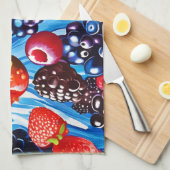 Berrylicious Blue Dream Geschirrtuch (Viertel Falte)