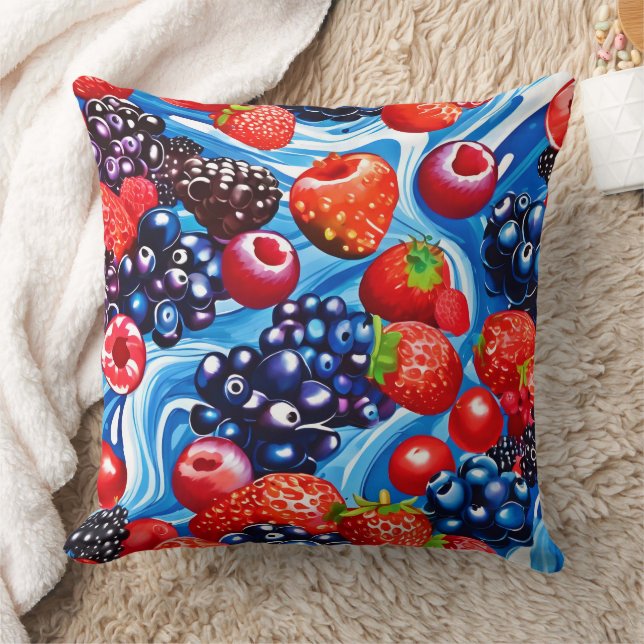 Berrylicious Blue Dream Kissen (Decke)