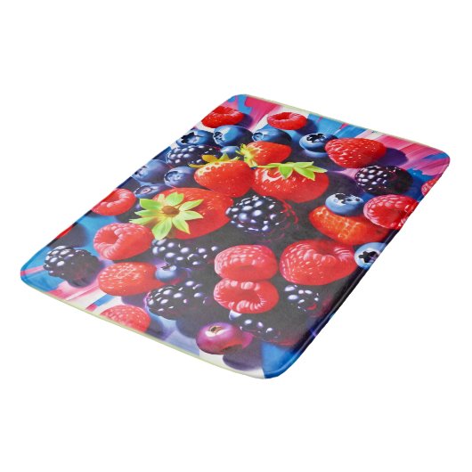 Berrylicious Burst Badematte (Schrägansicht)