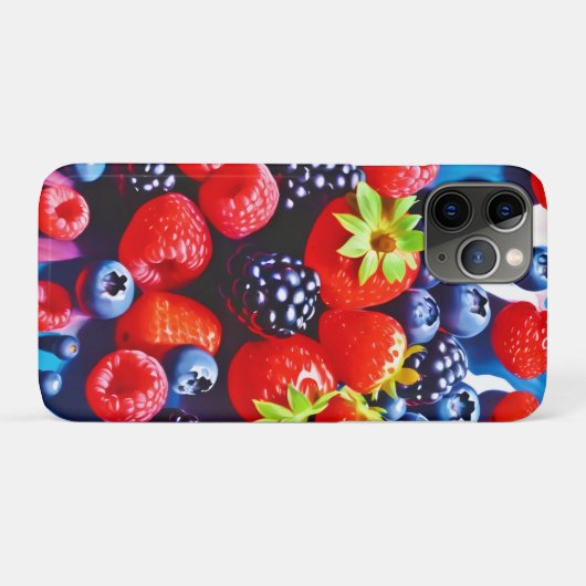Berrylicious Burst Case-Mate iPhone Hülle (Rückseite (Horizontal))