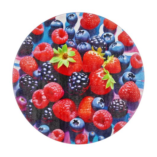 Berrylicious Burst Delight Schneidebrett (Vorderseite)