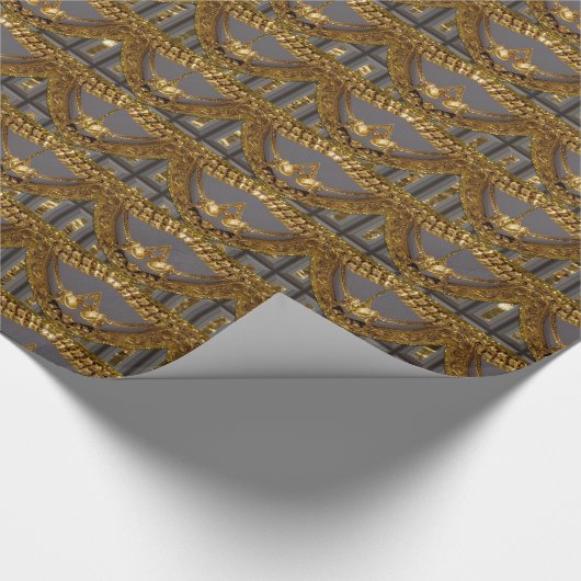 Berrymoore viktorianisch geschenkpapier (Ecke)