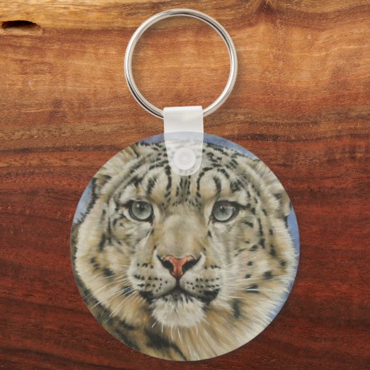 Berry's Snow Leopard Schlüsselanhänger (Vorderseite)
