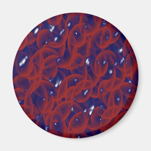Berrythrocyte Jells Round Magnet (Vorne)