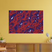 Berrythrocyte Jells Stretched Leinwanddruck (Insitu (Wohnzimmer))