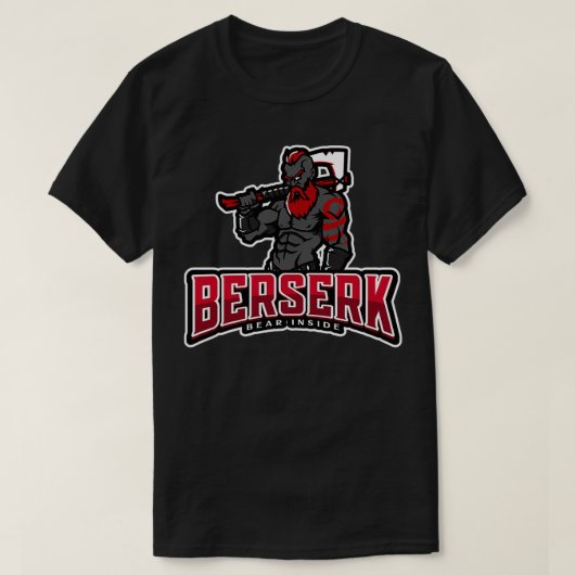 Berserk Viking Warrior T-Shirt (Design vorne)